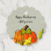 ハッピーサンクスギビングパンプキ葉ン秋フェスティバル フェイバータグ (正面)