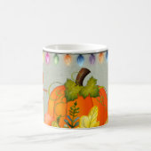 ハッピーサンクスギビングパンプキ葉ン秋フェスティバル モーフィングマグカップ (中央)