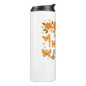 ハッピーサンクスギビングフローラクラシックカボチャTシャツ タンブラー (回転左)