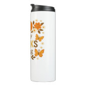 ハッピーサンクスギビングフローラクラシックカボチャTシャツ タンブラー (回転右)