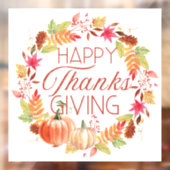 ハッピーサンクスギビングフローラ秋リース ウィンドウサイン (シート2)