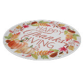 ハッピーサンクスギビングフローラ秋リース カッティングボード (角)