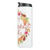 ハッピーサンクスギビングフローラ秋リース タンブラー (回転右)