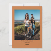 ハッピーサンクスギビングブラックドア |カボチャの写真 シーズンカード (裏面)