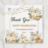 ハッピーサンクスギビングメッセージカード フェイバータグ (正面)