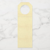 ハッピーサンクスギビングレッド金ゴールドリース ボトルネックタグ (裏面)