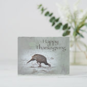 ハッピーサンクスギビングワイルドターキー シーズンポストカード (スタンド正面)