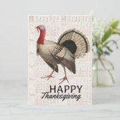 ハッピーサンクスギビングヴィンテージターキーエフェラ秋 シーズンカード (スタンド正面)