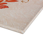 ハッピーサンクスギビング七面鳥カッティングボード カッティングボード (角)