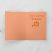 ハッピーサンクスギビング先生カード シーズンカード (内部)