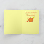 ハッピーサンクスギビング先生カード シーズンカード (内部)