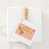 ハッピーサンクスギビング地球トーンメッセージカード フェイバータグ (インサイチュ)