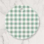 ハッピーサンクスギビング市松模様にタブレクロスカンプキンス フェイバータグ (裏面)