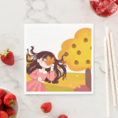 ハッピーサンクスギビング広場 スタンダードランチョンナプキン (インサイチュ)