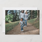 ハッピーサンクスギビング引用文カスタムフォトカード シーズンカード (裏面)