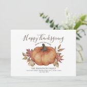 ハッピーサンクスギビング新しいホームカボチャ移動 案内状 (スタンド正面)