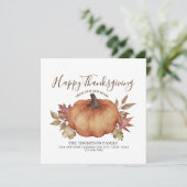 ハッピーサンクスギビング新しいホームカボチャ移動 案内状 (スタンド正面)