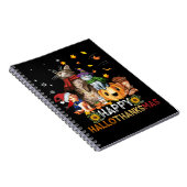 ハッピーサンクスギビング猫ハッピーハロサンクスマ ノートブック