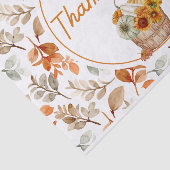 ハッピーサンクスギビング秋のカボチャ&ひまわり 薄葉紙 (詳細)