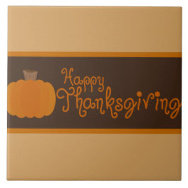 ハッピーサンクスギビング秋のカボチャ タイル