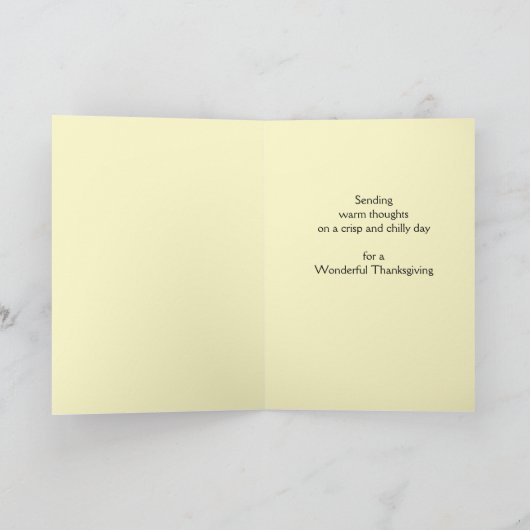 ハッピーサンクスギビング秋の色葉の滝 シーズンカード (内部)