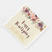 ハッピーサンクスギビング秋の花とイチジク (コーナー)