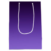 ハッピーサンクスギビング秋グレープつる植物素晴らしティットバード ミディアムペーパーバッグ (裏面)