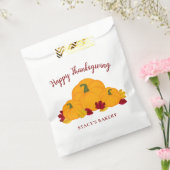 ハッピーサンクスギビング秋パンプキンス&葉ズ フェイバーバッグ (封をした状態)