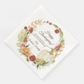 ハッピーサンクスギビング秋ホワイトカボチャフローラアート (コーナー)