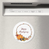 ハッピーサンクスギビング秋リース マグネット (インサイチュ (食洗機))