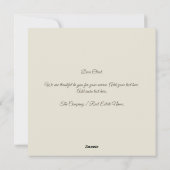 ハッピーサンクスギビング紅葉リース会社 シーズンカード (裏面)