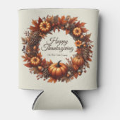 ハッピーサンクスギビング紅葉リース会社 缶クーラー (正面)