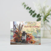 ハッピーサンクスギビング紅葉秋の木 シーズンポストカード (スタンド正面)