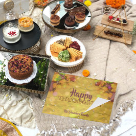 ハッピーサンクスギビング紅葉紙ランチョンマット ペーパーパッド