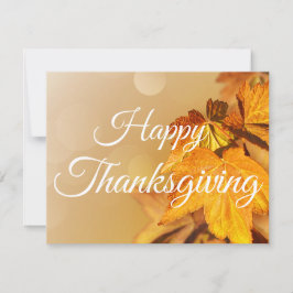 ハッピーサンクスギビング紅葉 シーズンカード