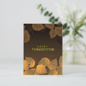 ハッピーサンクスギビング紅葉 シーズンポストカード (スタンド正面)