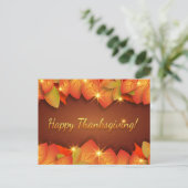 ハッピーサンクスギビング紅葉 シーズンポストカード (スタンド正面)