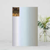 ハッピーサンクスギビング紅葉 便箋 (スタンド正面)