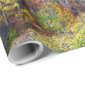 ハッピーサンクスギビング美しいビューオータムフォレスト ラッピングペーパー (ロールコーナー)