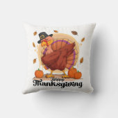 ハッピーサンクスギビング装飾用クッション クッション (裏面)