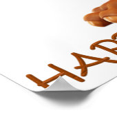 ハッピーサンクスギビング西トルコのポスター ポスター (角)