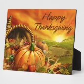ハッピーサンクスギビング2プラーク フォトプラーク (側面)