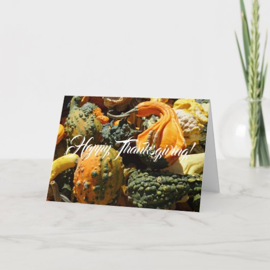 ハッピーサンクスギビング! シーズンカード (正面)