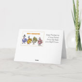 ハッピーサンクスギビング・ターキー シーズンカード (裏面)