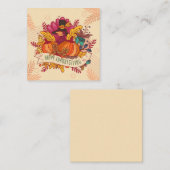 ハッピーサンクスギビング ノートカード (正面/裏面)