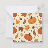 ハッピーサンクスギビング ノートカード (裏面)