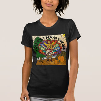 ハッピーサンクスギビング ベジタリアンターキー Tシャツ