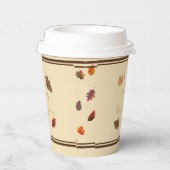 「ハッピーサンクスギビング」紙カップセット（蓋付） 紙コップ (右)