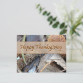 ハッピーサンクスギビング(3)はがき ポストカード (スタンド正面)