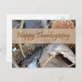 ハッピーサンクスギビング(3)はがき ポストカード (正面/裏面)